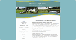 Desktop Screenshot of millwoodgolfcourse.net