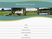 Tablet Screenshot of millwoodgolfcourse.net